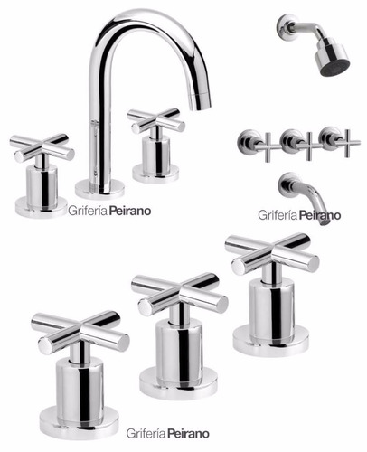 Combo Baño Peirano Valencia Ducha + Lavatorio + Bidet Oferta