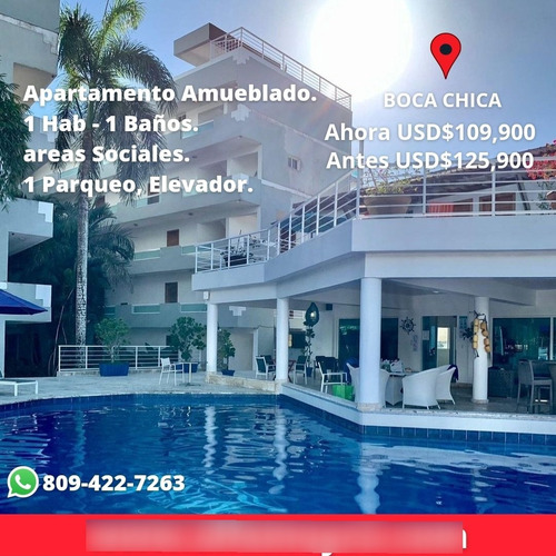 Vendo Apartamento Amueblado Con Áreas Sociales 