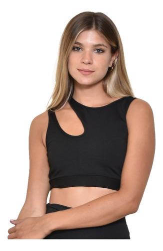 Top Mujer Ailyke Moda Deportivo Fitnes Escote Abierto 