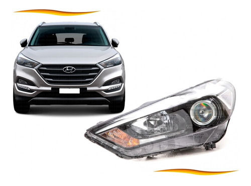 Optico Izquierdo Para Hyundai Tucson 2017 2018