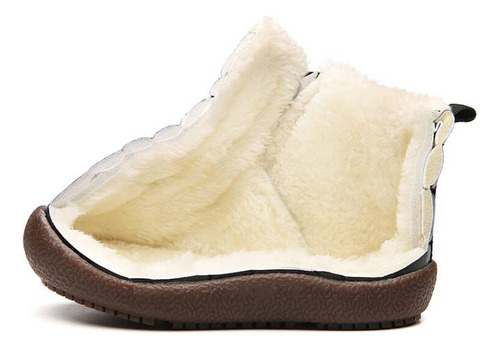 D Botas De Felpa Para Niñas Y Niños, Zapatillas, Botas De Ni