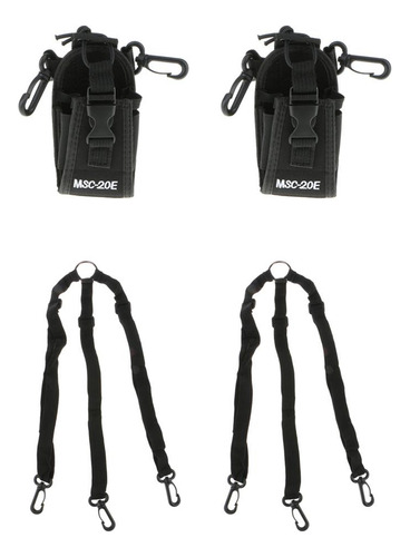2x Estuche De Radio Para Soporte Msc20e Compatible Con Gp328
