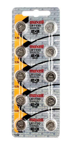 Pila Lr1130 G10 Lr54 189 Sr1130  Maxell Alcalinas 