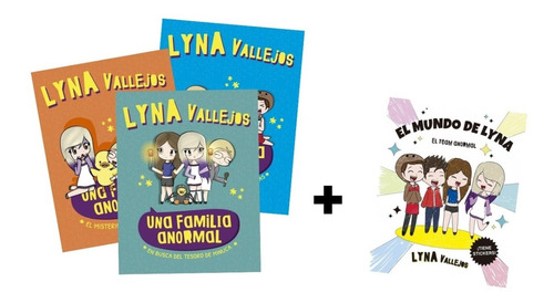 * 3 Novelas Lyna Vallejos + Mundo De Lyna * Familia Anormal