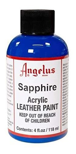 Angelus Leather Paint 4 Oz Sapphire