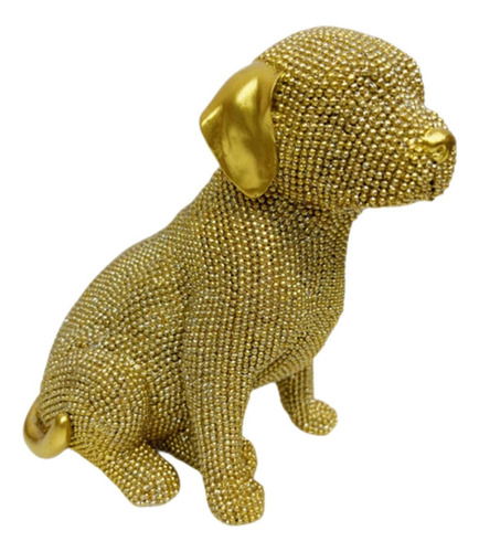 Elegante Escultura Canina Para Decoración Del Hogar