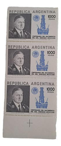 Estampillas Argentina 100 Años Gral Mosconi 1979 Gj 1904