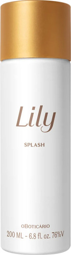 Body Splash Desodorante Colônia Lily 200ml