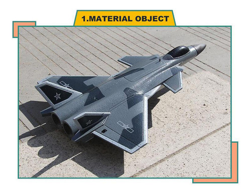 Fx9630 Avión Rc J20 Fighter Usb Recargable Práctico Ligero