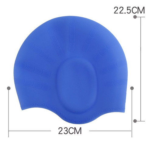 2 Gorro De Natación Gorro De Natación De Silicona Suave