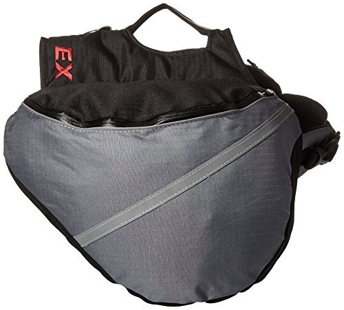 Doggles Mochila Para Perro Extreme Grande Color Gris Y Ne