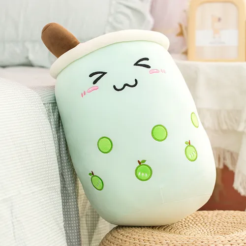 Almohada De Peluche Creative Imitation Pearl Milk Tea Para N