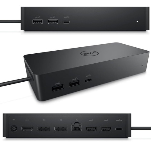 Hub Usb Dell Ud22 10 Portas Usb-c 10 Gbps Displaylink 130w.
