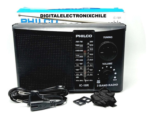 Radio Philco Mp3 Usb Sd Fm/am 220v O Pilas D Portatil