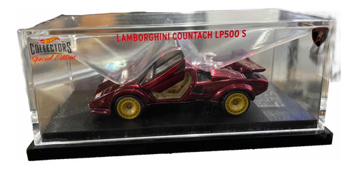 Hotwheels Rlc Lamborghini Lambo Countach Rlc Rojo