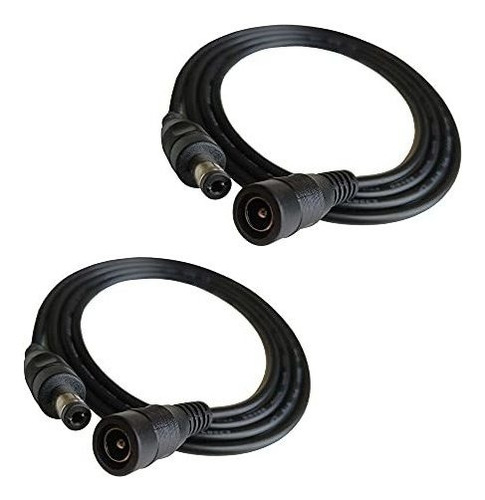 Cable Adaptador  ft  in Cc Extension Dama Negro Para Led