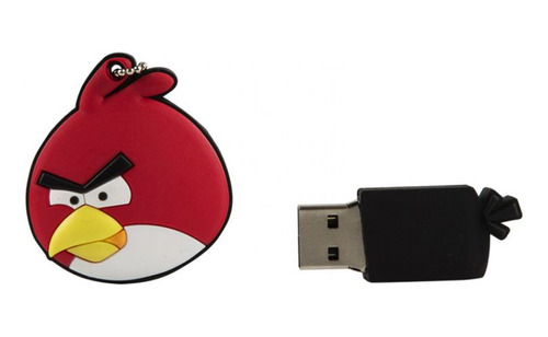 Pendrive Red De Angry Birds Plano Rojo 32gb Usb 3.0