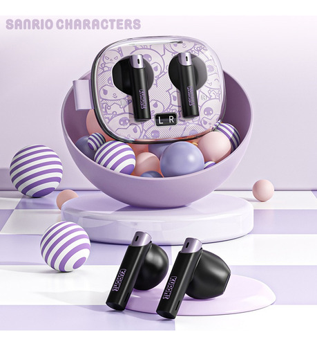 .. Auriculares Inalámbricos Bluetooth Kuromi Sanrio