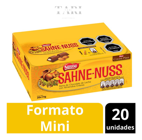 Sahne Nuss Nestle En Formato Individual (caja Con 20 Uni )