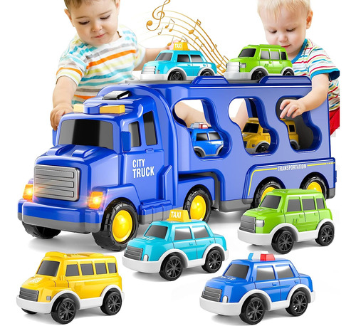 Vehículos Sin Control Remoto De Camiones Para Niños Pequeños