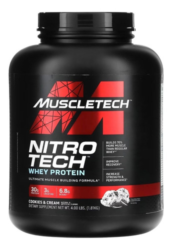 Proteina Nitrotech Whey 4 Lb - L a $69975