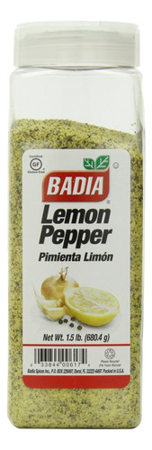 Badia Lemon Pepper (pimlenta Limon) 1.5 Libras.