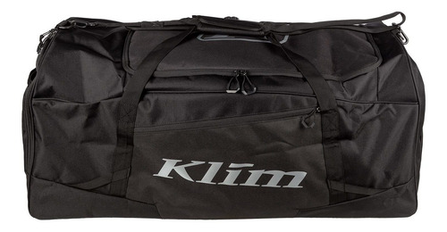 Klim Drift Gear Bag Negro - Plateado Metálico