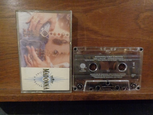 Madonna Like A Prayer Cassette Usa Pop