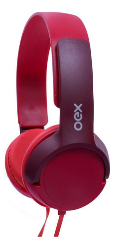 Headphone Teen Vermelho Oex Hp303