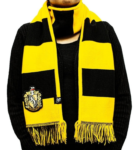 Imagen 3 de 4 de Bufanda Rayada Harry Potter - Hufflepuff - Original