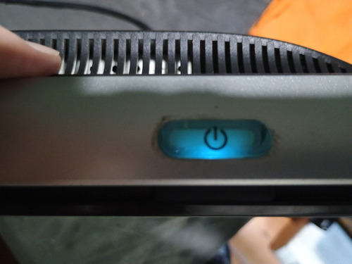 Monitor Hp Sin Base Enciende Pero No Funciona Leer !!! Gris Y Negro (Usado)