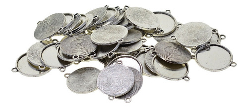 Tg Lote De 100, Bisel De Camafeo Liso En Blanco 16 Mm + 18