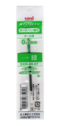 Repuesto De Bolígrafo Jetstream0.7mm Mitsubishi Pencil Japón