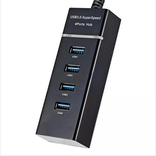 Hub Usb 3.0 » 4 Puertos Usb 3.0, 5gbps, Win / Mac / Linux