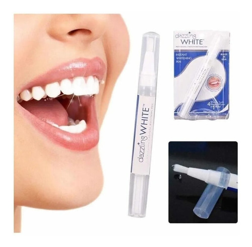 Lapiz Con Gel Blanqueador Dientes Instantaneo White Pen