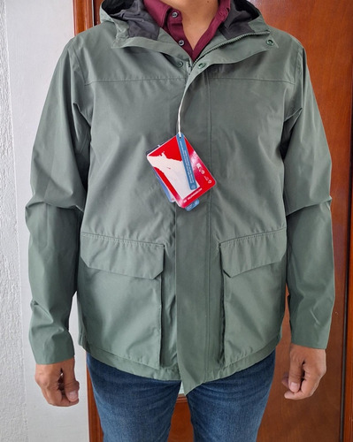 Chamarra  Helly Hansen Verde Impermeable