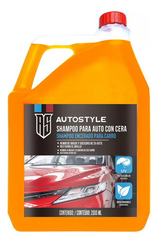 Shampoo Para Automóvil/carro Con Cera 2000 Cc Autostyle