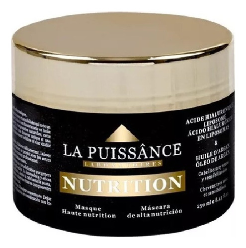 Mascara Nutrición Argan 250ml La Puissance + Oleo Macadamia