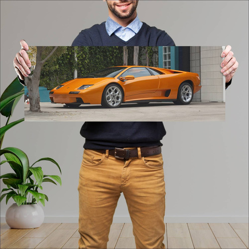 Cuadro 30x80cm Auto 2000 Lamborghini Diablo Styl 135