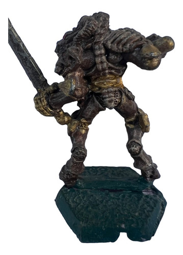 Soldado Plomo Muñeco Warhammer Roll Guerreros Caos Esqueleto (Usado)