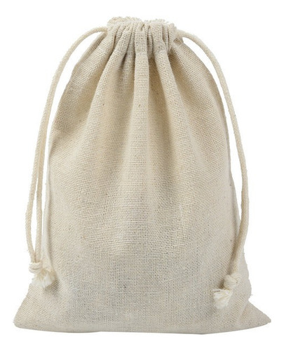 Bolsa Ecológica Algodón Tipo Saco 8x10 Cm Pack 10