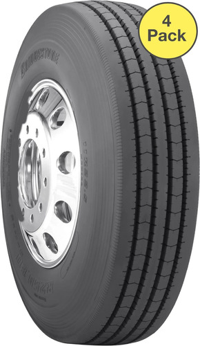 Paq 4 Llantas Bridgestone R250 Ed 255/70r22.5 140/137l 16pr