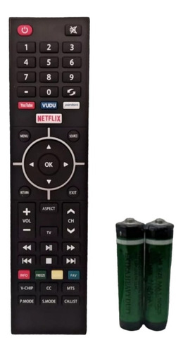 Control Para Tv Element Smartv Modelo Elefw328 + Pilas