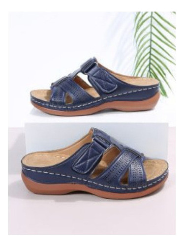 Sandalias Ortopédicas Vintage Premium Punta Abierta Mujer