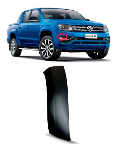 Moldura Paragolpe Amarok 2017 2018 2019 2020 2021 Derecho