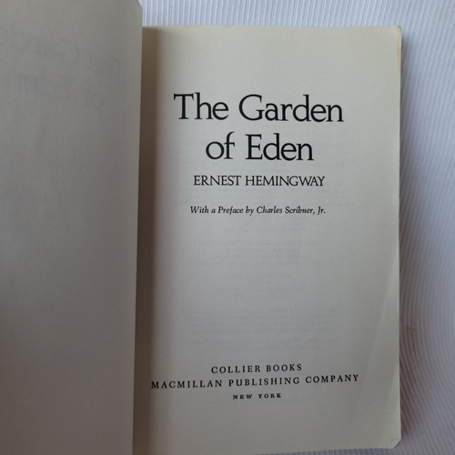 Imagen 5 de 9 de The Garden Of Eden Ernest Hemingway Collier Books