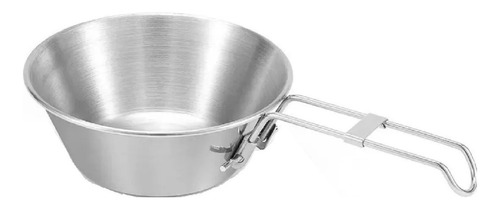 Kit Cocina Camping Plato 21cm Metal - Utensilios Para Acampa