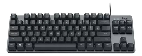 Teclado Logitech K835 Tkl Qwerty Gl Blue Clicky Español Color Negro — AMV  Store