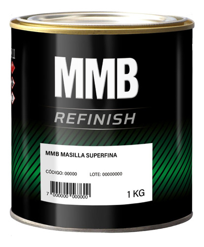 Mmb Masilla Poliéster Super Fina 1 K Colorin Dimension Color