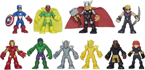 Colección Héroes Marvel Juego De 10 Figuras De Acción 